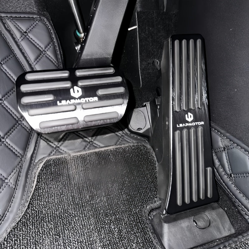 Brushed Aluminum Performance Pedals for Leapmotor (2Pcs) - NICE EVS
