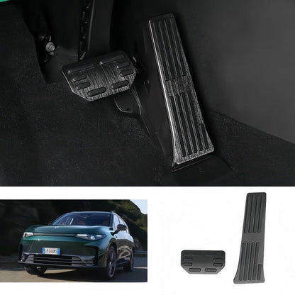 Brushed Aluminum Performance Pedals for Leapmotor (2Pcs) - NICE EVS