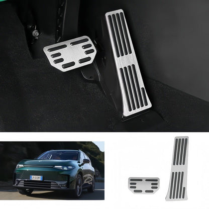 Brushed Aluminum Performance Pedals for Leapmotor (2Pcs) - NICE EVS
