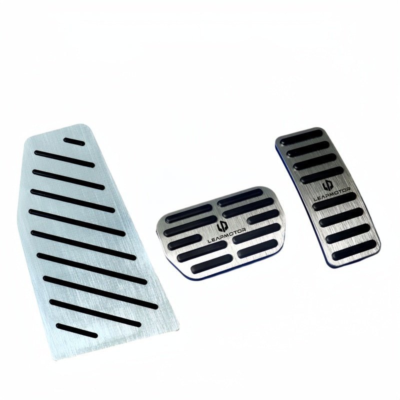 Brushed Aluminum Performance Pedals for Leapmotor - NICE EVS