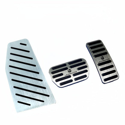 Brushed Aluminum Performance Pedals for Leapmotor - NICE EVS