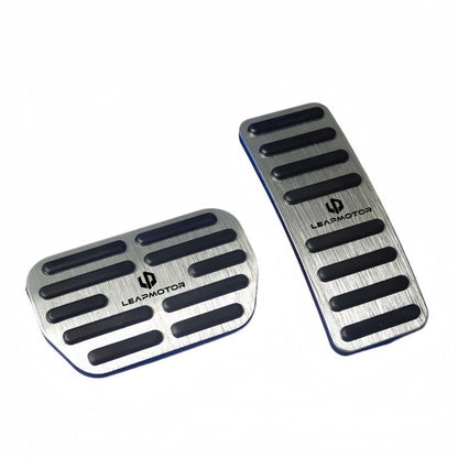 Brushed Aluminum Performance Pedals for Leapmotor - NICE EVS