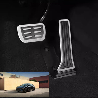 Brushed Aluminum Performance Pedals for Xpeng G6 (2 Pcs) - NICE EVS