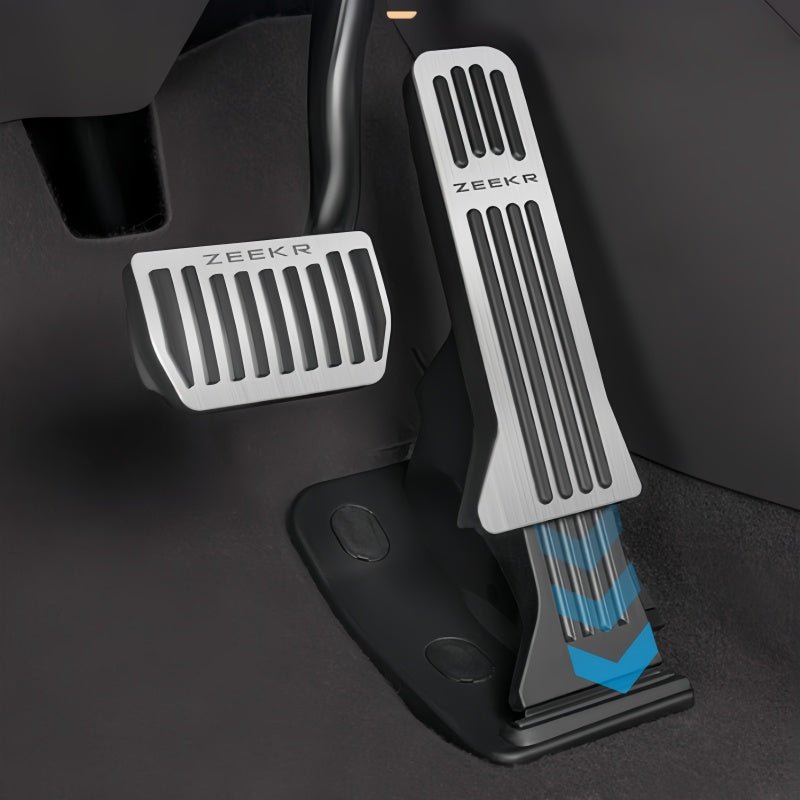 Brushed Aluminum Performance Pedals for Zeekr 7X - NICE EVS