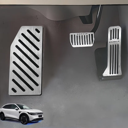 Brushed Aluminum Performance Pedals for Zeekr 7X - NICE EVS