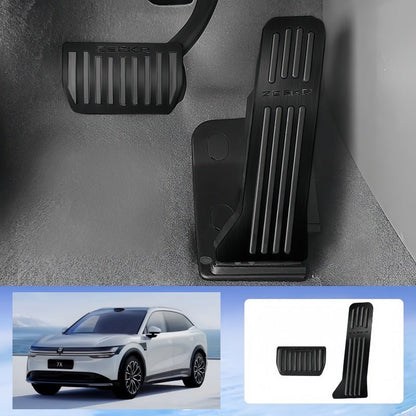 Brushed Aluminum Performance Pedals for Zeekr 7X - NICE EVS