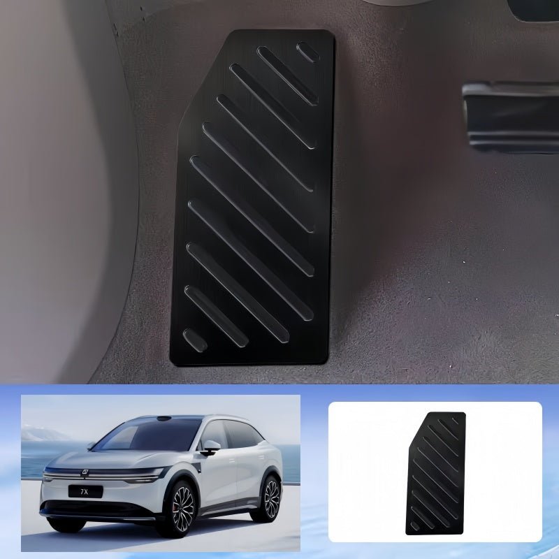 Brushed Aluminum Performance Pedals for Zeekr 7X - NICE EVS