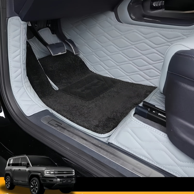 BYD Leopard 5 All-Around Nappa Leather & Cashmere-Like Floor Mats - NICE EVS