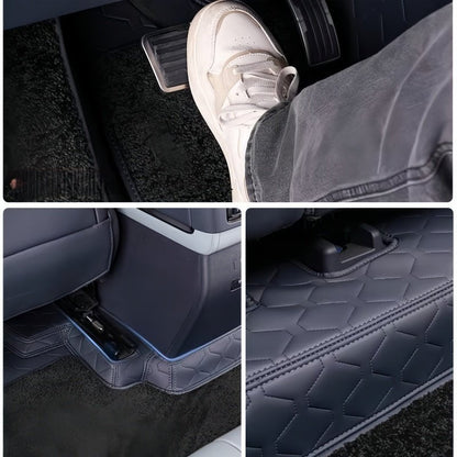 BYD Leopard 5 All-Around Nappa Leather & Cashmere-Like Floor Mats - NICE EVS