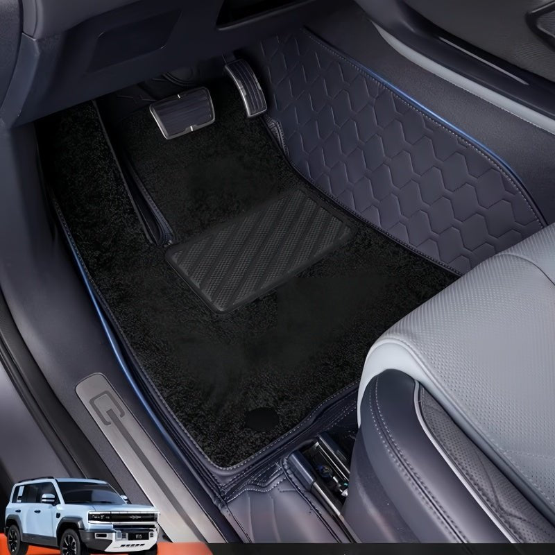 BYD Leopard 5 All-Around Nappa Leather & Cashmere-Like Floor Mats - NICE EVS