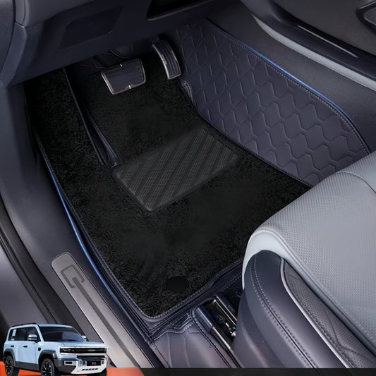 BYD Leopard 5 All-Around Nappa Leather & Cashmere-Like Floor Mats - NICE EVS