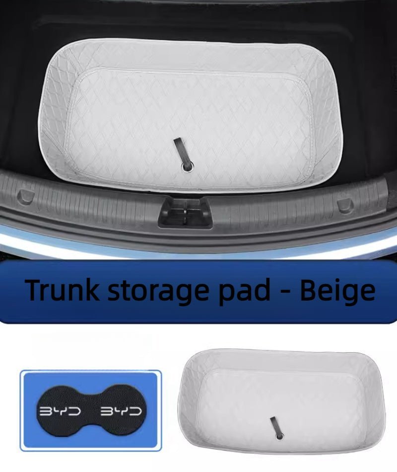 BYD SEAL GuardPro Trunk Mat - Synthetic Leather Full Coverage - NICE EVS