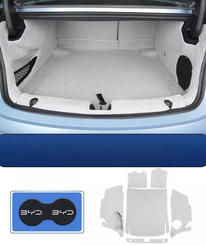 BYD SEAL GuardPro Trunk Mat - Synthetic Leather Full Coverage - NICE EVS