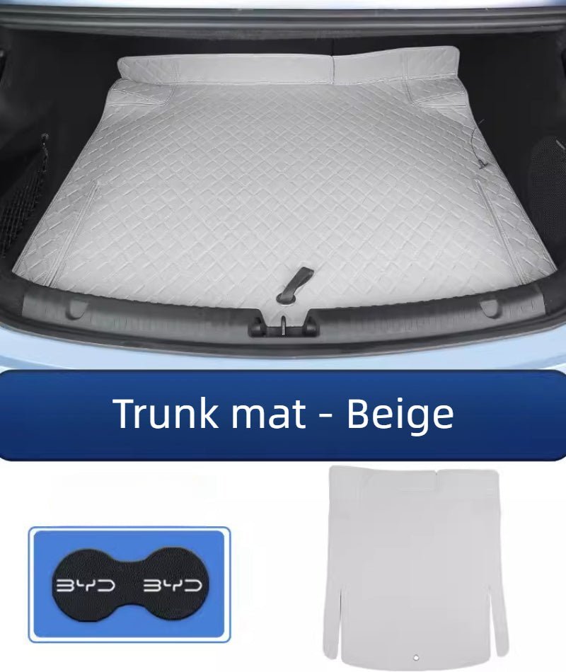 BYD SEAL GuardPro Trunk Mat - Synthetic Leather Full Coverage - NICE EVS
