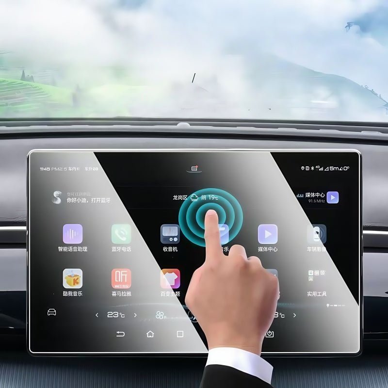 BYD Universal Tempered Glass Screen Protection with Installation - NICE EVS