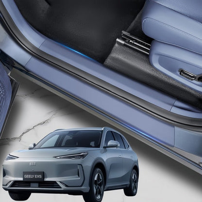Car Door Sill Leather Protector Strips for Geely EX5 - NICE EVS