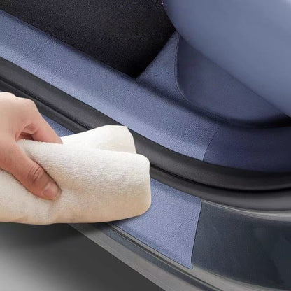 Car Door Sill Leather Protector Strips for Geely EX5 - NICE EVS