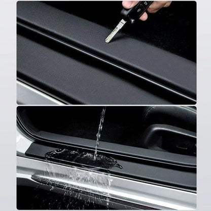 Car Door Sill Leather Protector Strips for Geely EX5 - NICE EVS