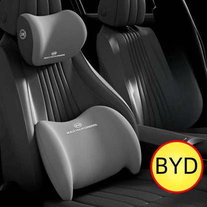 Car Seat Headrest And Waist Pillow For BYD (2 Pcs) - NICE EVS