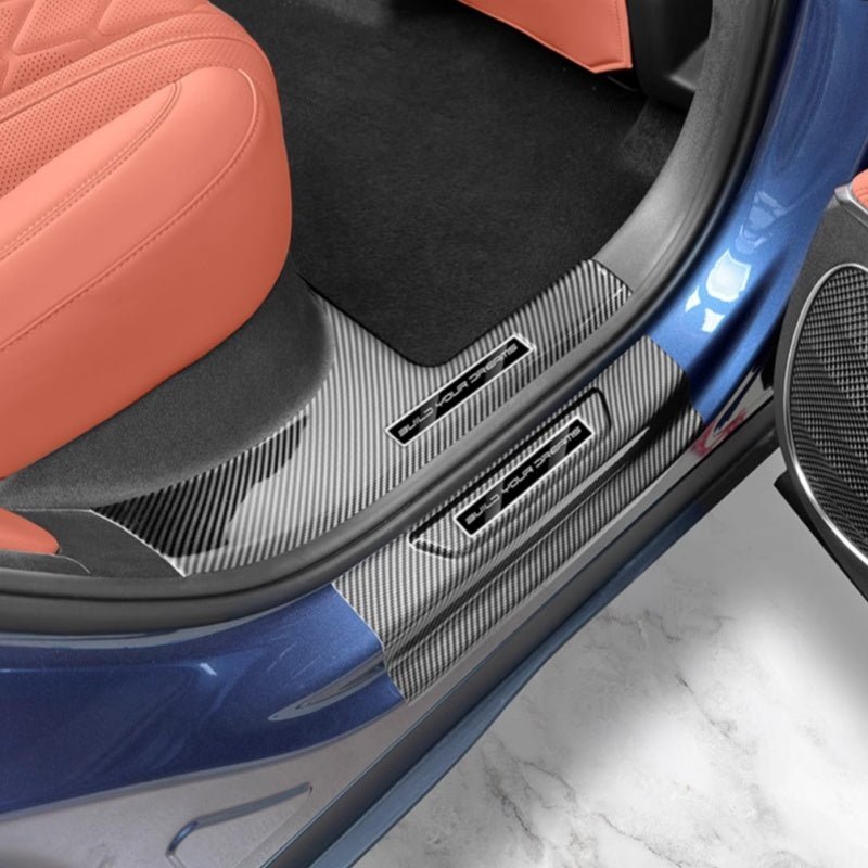 Carbon Fiber ABS Door Sill Protectors for BYD Sealion 7 - NICE EVS