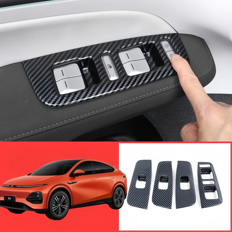 Carbon Fiber ABS Window Switch Cover for 2023-2026 XPENG G6 - NICE EVS