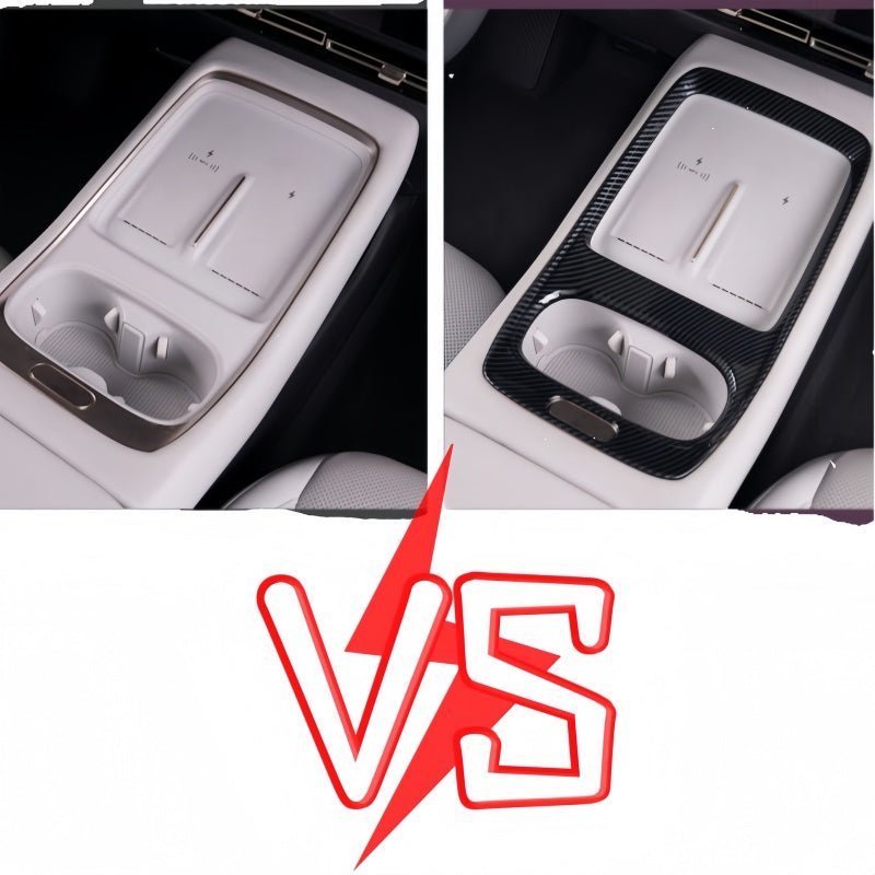Carbon Fiber Center Console Decor Cover Trim for 2026 Xpeng P7+ - NICE EVS