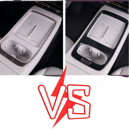 Carbon Fiber Center Console Decor Cover Trim for 2026 Xpeng P7+ - NICE EVS