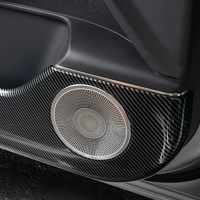 Carbon Fiber Door Anti-Kick Panel Trim for 2026 Xpeng P7+ - NICE EVS