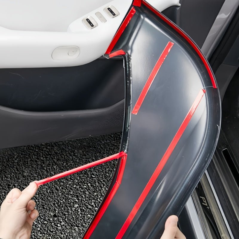 Carbon Fiber Door Anti-Kick Panel Trim for 2026 Xpeng P7+ - NICE EVS