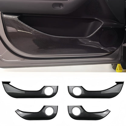 Carbon Fiber Door Anti-Kick Panel Trim for 2026 Xpeng P7+ - NICE EVS