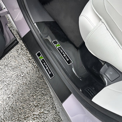 Carbon Fiber Door Sill Guard Protector for 2023-2026 XPENG G6 - NICE EVS