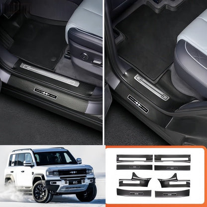 Carbon Fiber Door Sill Guards for BYD Leopard 5 & Denza B5 - NICE EVS
