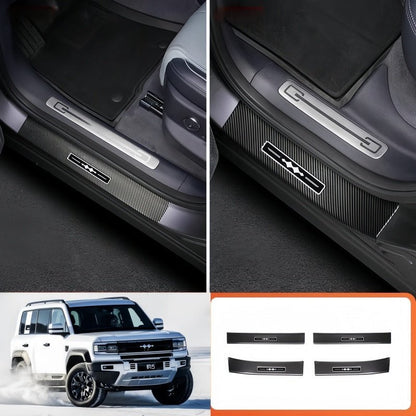 Carbon Fiber Door Sill Guards for BYD Leopard 5 & Denza B5 - NICE EVS