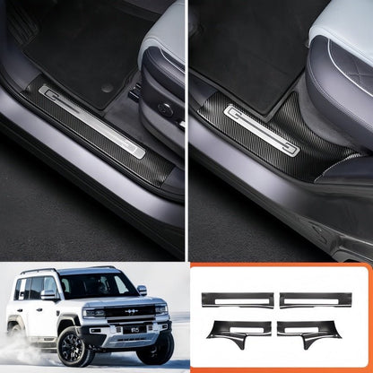 Carbon Fiber Door Sill Guards for BYD Leopard 5 & Denza B5 - NICE EVS