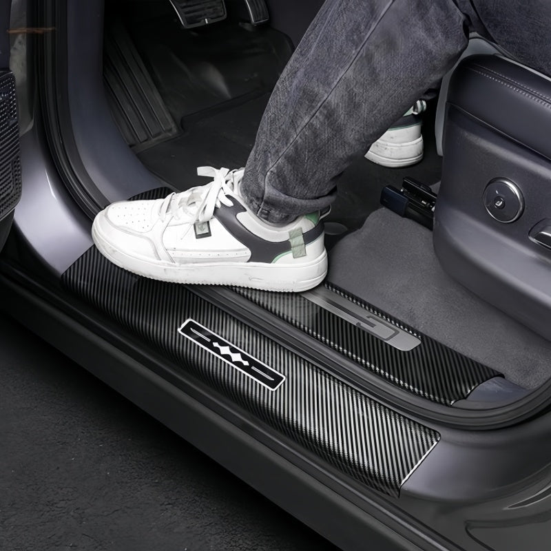 Carbon Fiber Door Sill Guards for BYD Leopard 5 & Denza B5 - NICE EVS