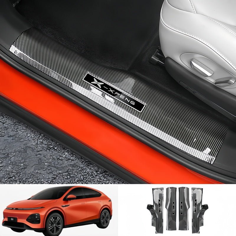 Carbon Fiber Door Sill Protector for XPENG G6 - NICE EVS