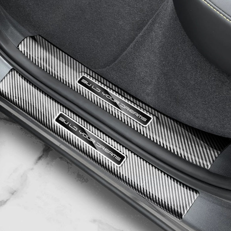 Carbon Fiber Door Sill Protector Trim for BYD Sealion 5 DM-i - NICE EVS