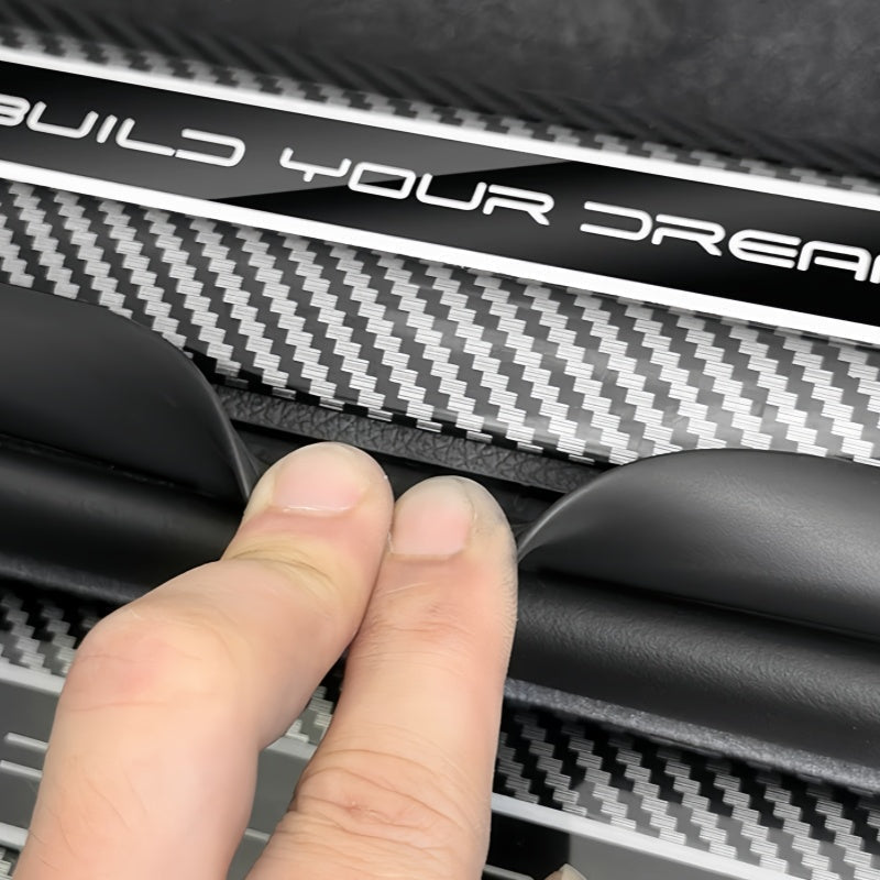 Carbon Fiber Door Sill Protector Trim for BYD Sealion 5 DM-i - NICE EVS