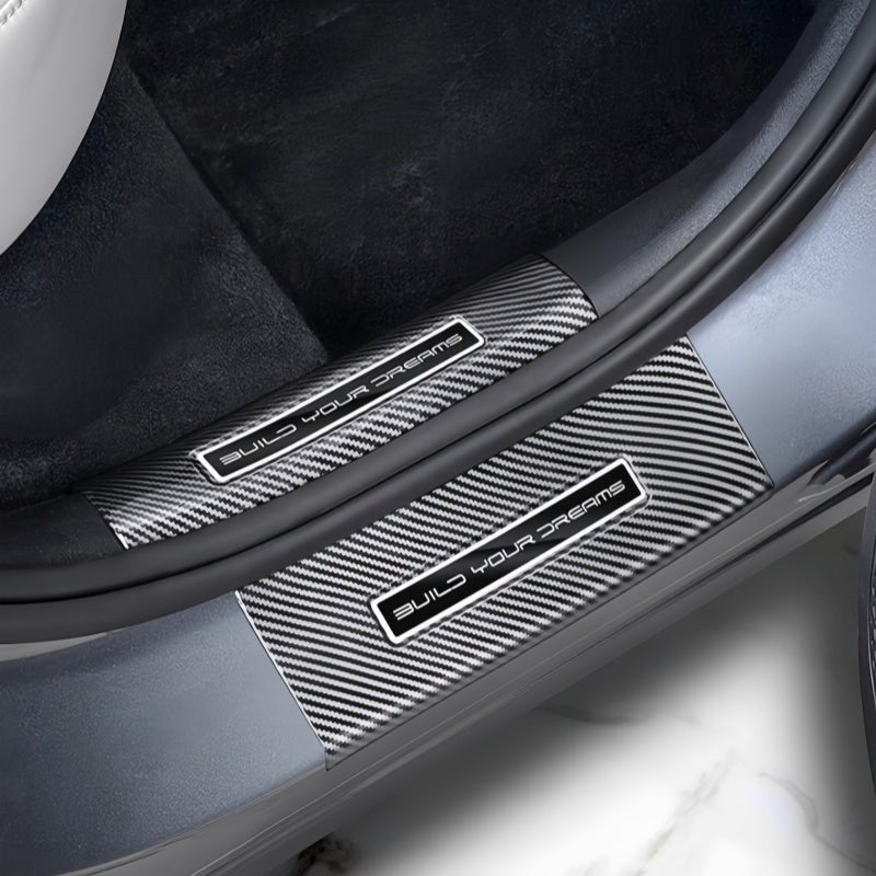 Carbon Fiber Door Sill Protectors for BYD ATTO 2 - NICE EVS