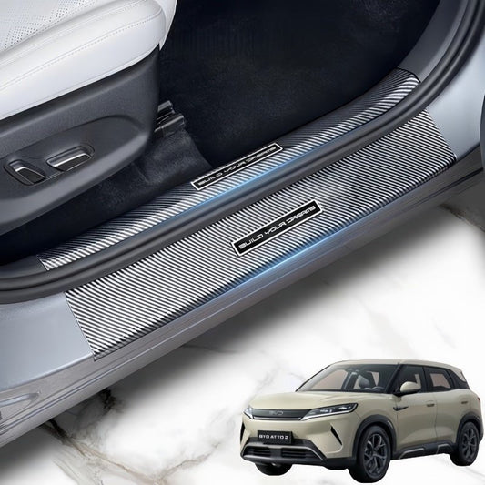 Carbon Fiber Door Sill Protectors for BYD ATTO 2 - NICE EVS
