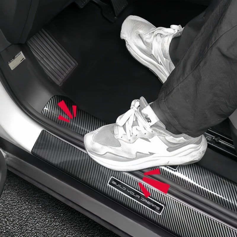 Carbon Fiber Door Sill Protectors for BYD Seal 6 DM-i/Touring - NICE EVS