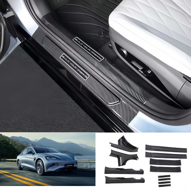 Carbon Fiber Door Sill Protectors for BYD Seal - NICE EVS