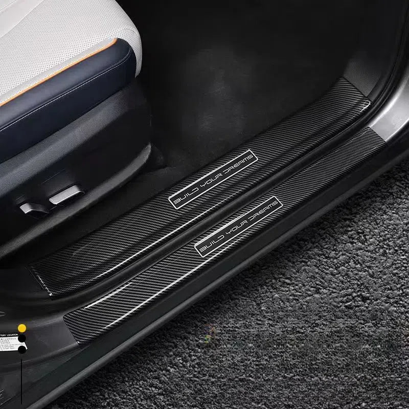 Carbon Fiber Door Sill Protectors for BYD Sealion 6/Seal U - NICE EVS