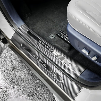 Carbon Fiber Door Sill Scuff Plate Protector for Leapmotor B03X - NICE EVS