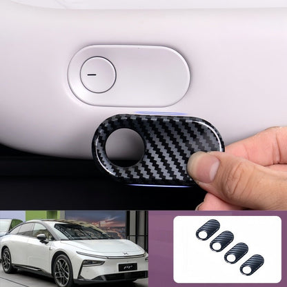Carbon Fiber Door Switch Cover for Xpeng G6 / P7+ / L03 - NICE EVS