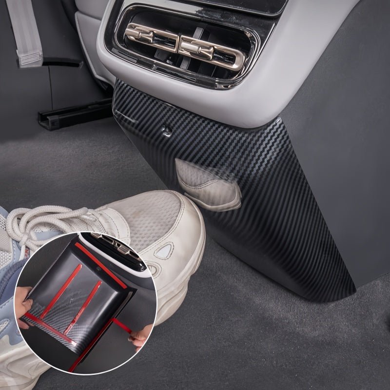 Carbon Fiber Rear Air Vent Anti‑Kick Panel for 2026 Xpeng P7+ - NICE EVS