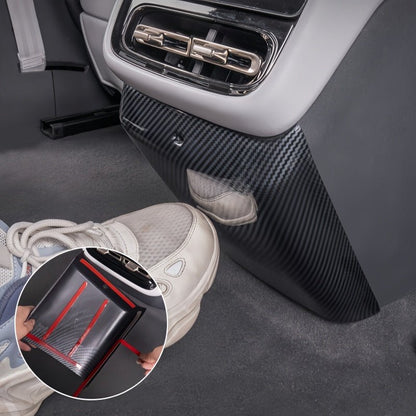 Carbon Fiber Rear Air Vent Anti‑Kick Panel for 2026 Xpeng P7+ - NICE EVS