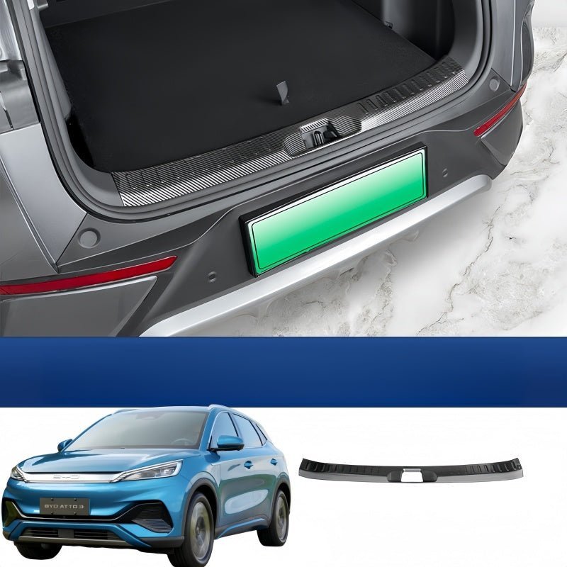 Carbon Fiber Rear Trunk Sill Protector for BYD Atto 3 2023-2026 - NICE EVS