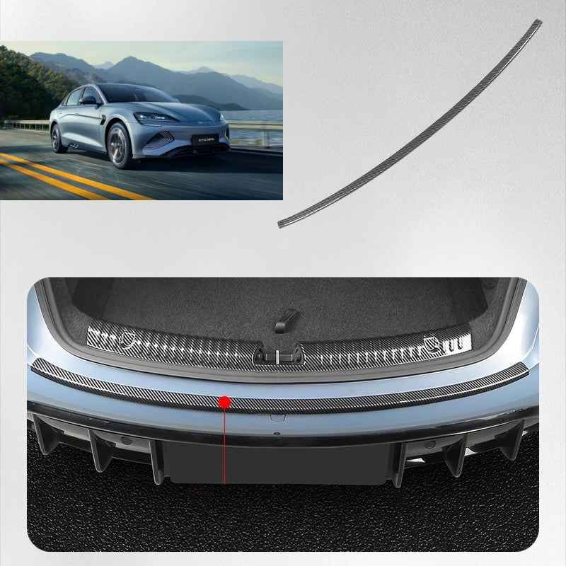 Carbon Fiber Rear Trunk Threshold Strip for BYD Seal - NICE EVS