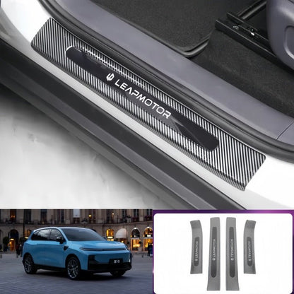Carbon Fiber Sill Protectors for Leapmotor B10 - NICE EVS